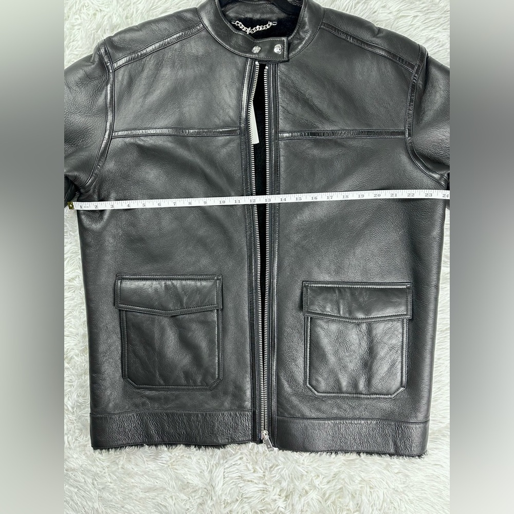Anine Bing Henry Leather Jacket - Picture 11 of 12